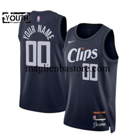 Maglia NBA Los Angeles Clippers Personalizzate 2023-2024 Nike City Edition Navy Swingman - Bambino